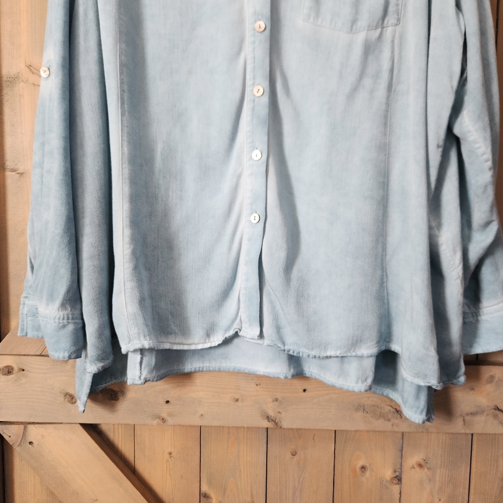 Soft Surroundings Flowly Button Down Tunic Xl - image 4